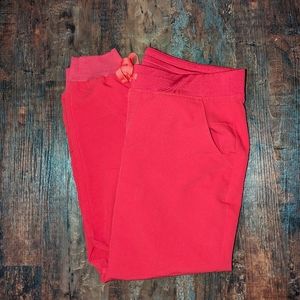 Red zamora joggers-figs